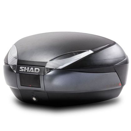 Top case Shad SH 48 noir et gris foncé Universel - Noir