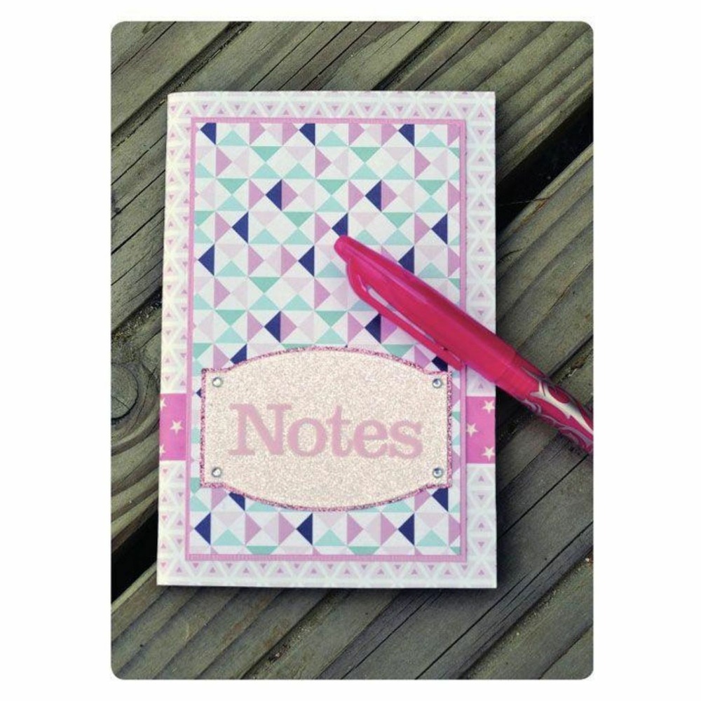 96 feuilles à scrapbooking géométrique pastels - a4