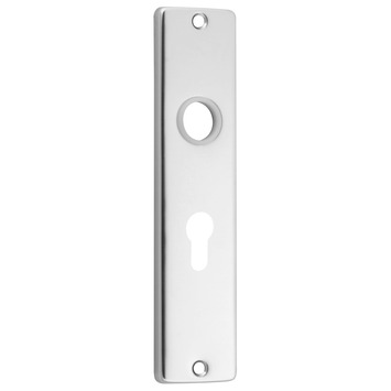Schild t.b.v. cilinder rechthoek aluminium 55 mm