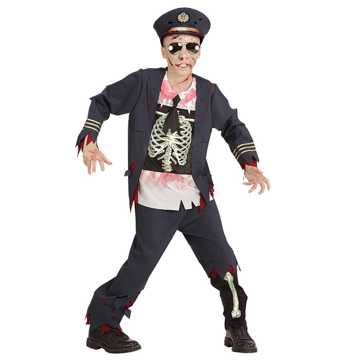 Halloween Kostuum Jongen Politie Zombie