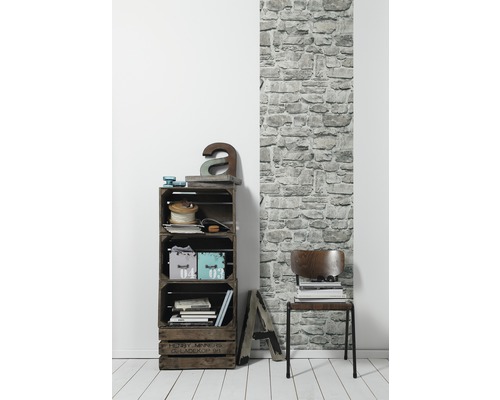 Pop-up paneel zelfklevend 36846-1 Steenwand grijs beige