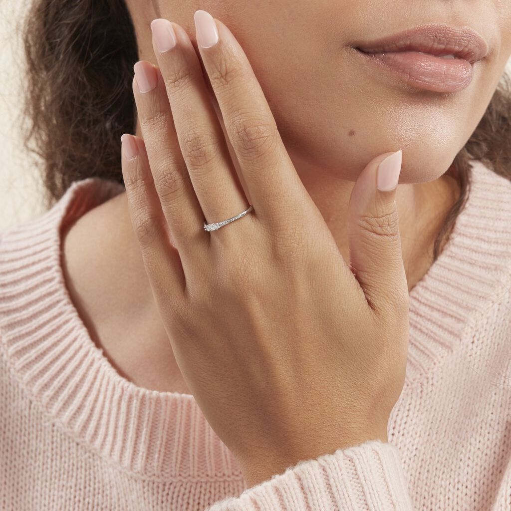 Bague Or Blanc Sabine Diamants