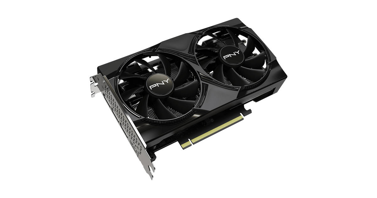PNYGeForce RTX 5060 Dual Fan OC grafische kaart  (DLSS 4, 3x DisplayPort, 1x HDMI 2.1)