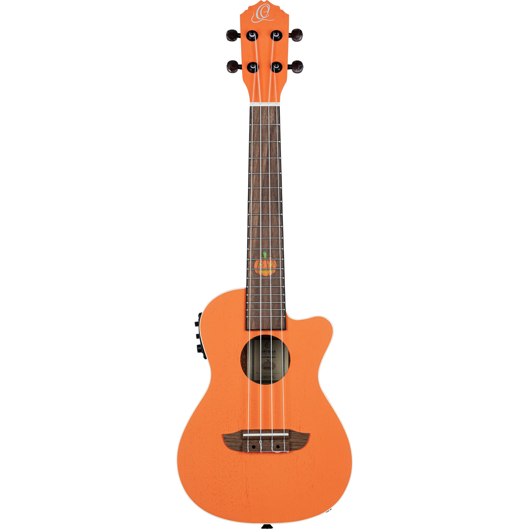 Ortega Limited Edition Halloween Ukulele RUHWCE elektrisch-akoestische concert ukelele