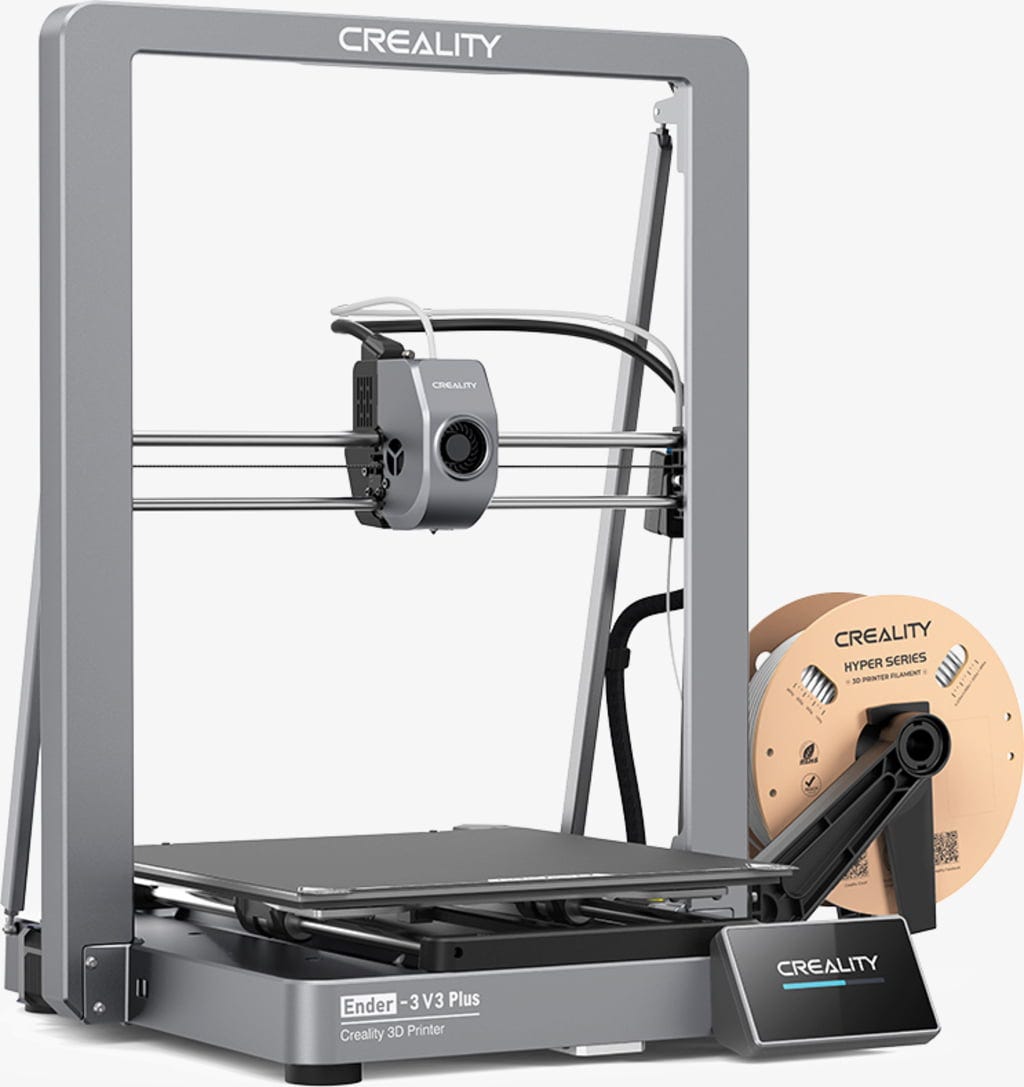 Creality  Ender 3 V3 Plus    High Speed 3D Drucker mit großem Bauvolumen & CoreXZ Bewegungssystem