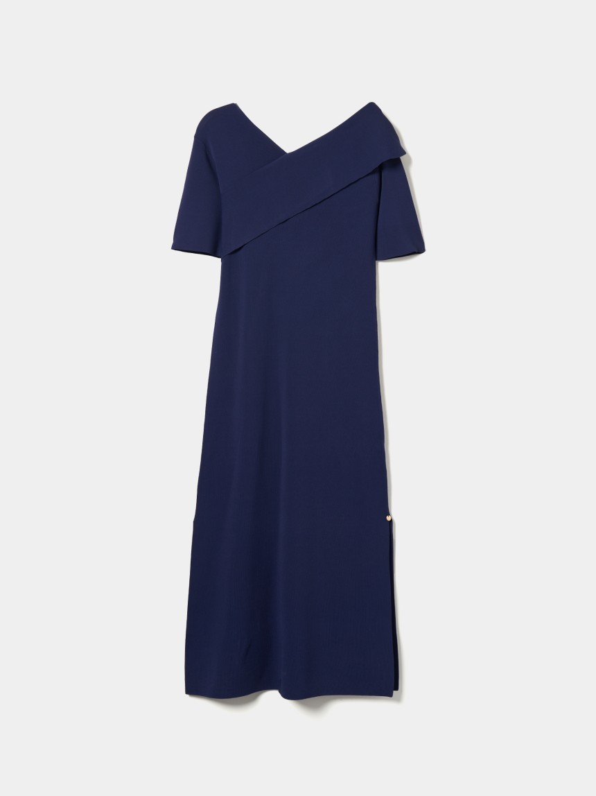 Vestido comprido em malha