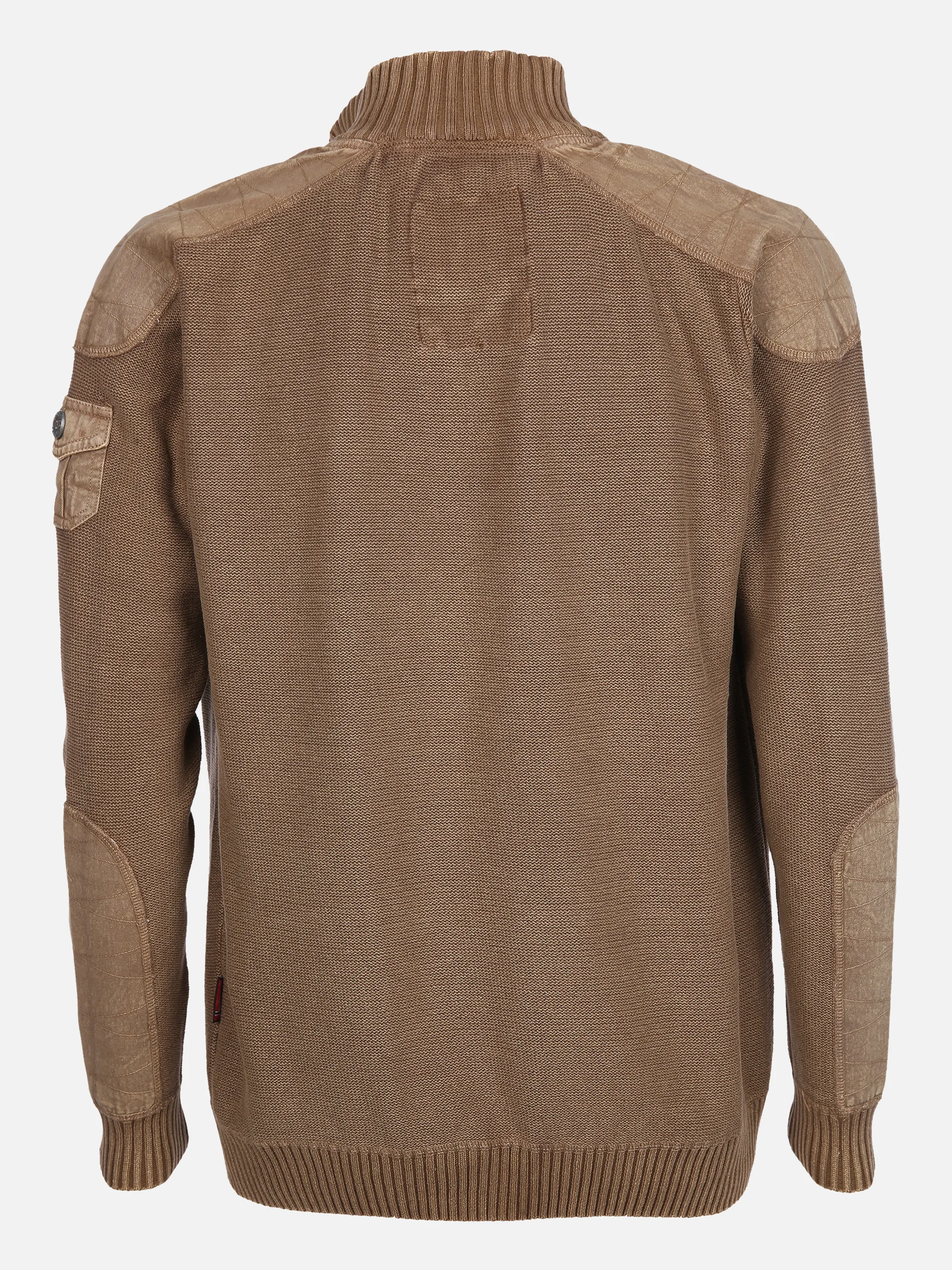 Herren Stricktroyer mit Stickerei-Applikation