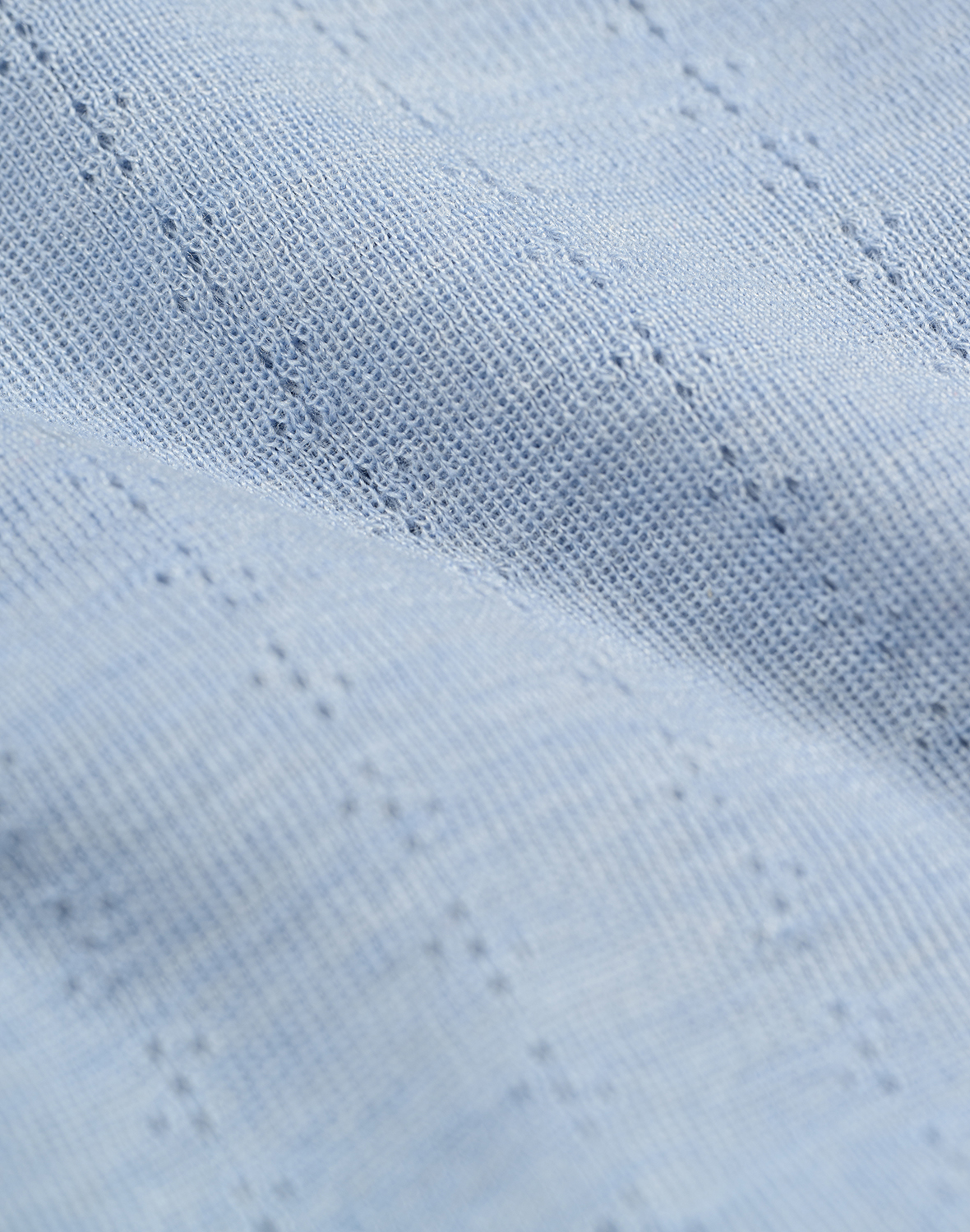 Pointelle shirt van merinowol/zijde voor kinderen