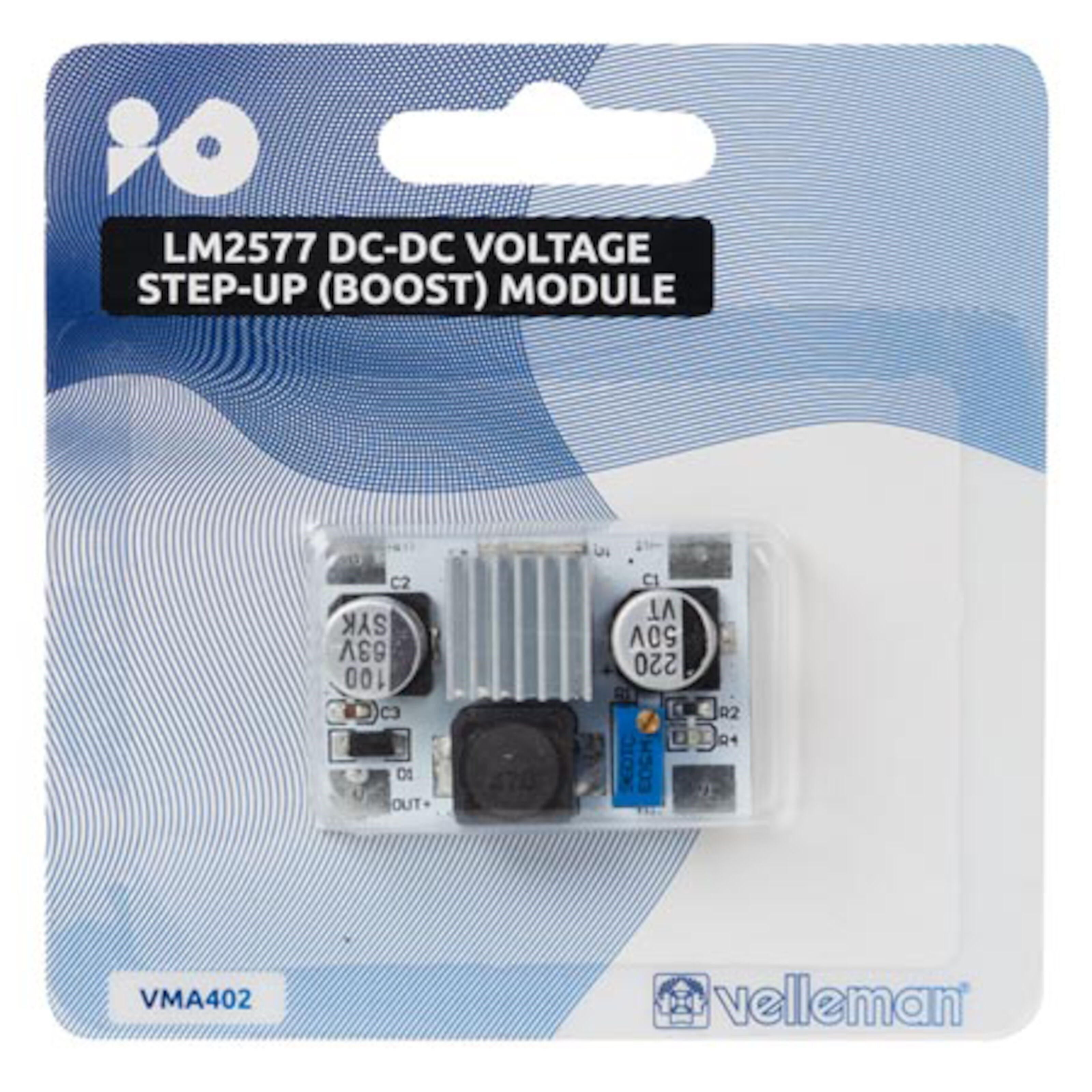 Velleman Regulerbar step-up-modul
