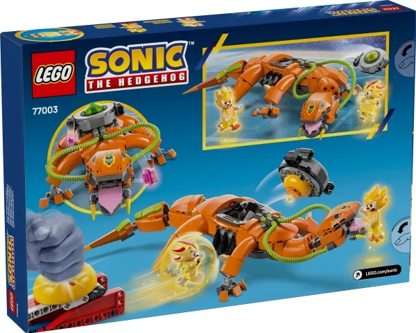 LEGO Sonic 77003 Super Shadow mod Biolizard