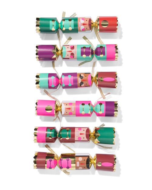 vœux de fête avec jeu à motif casse-noisette - 6 pièces