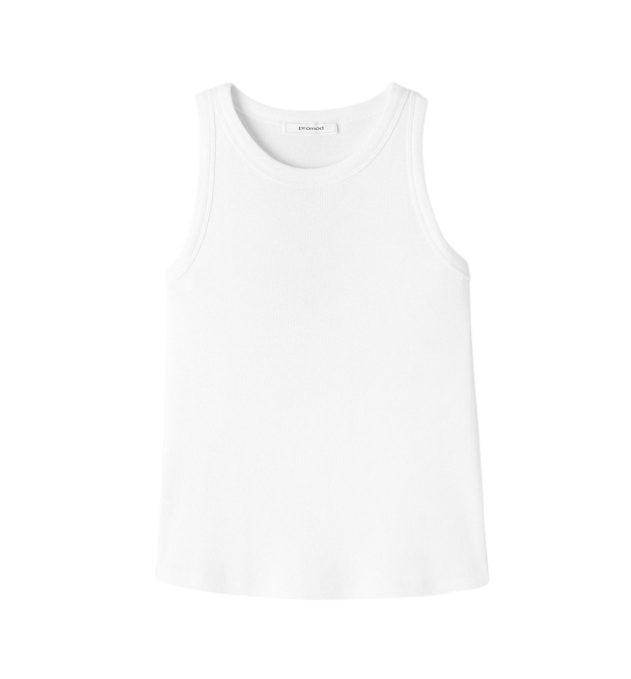 Débardeur en jersey uni Femme - Blanc