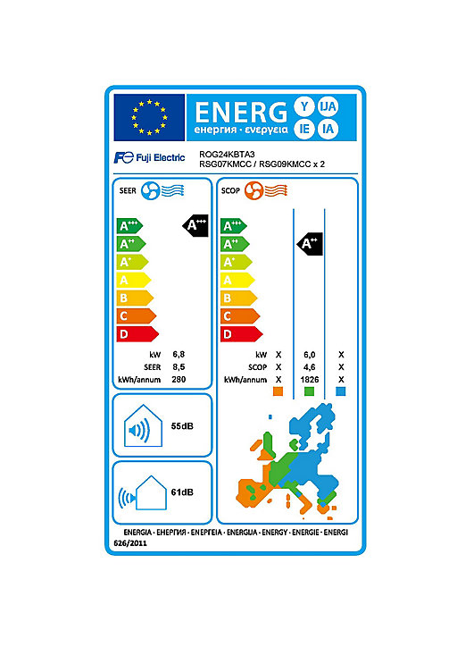 Pompe à chaleur air/air trisplit Sauter Batura 6800W - Unité extérieure à faire poser