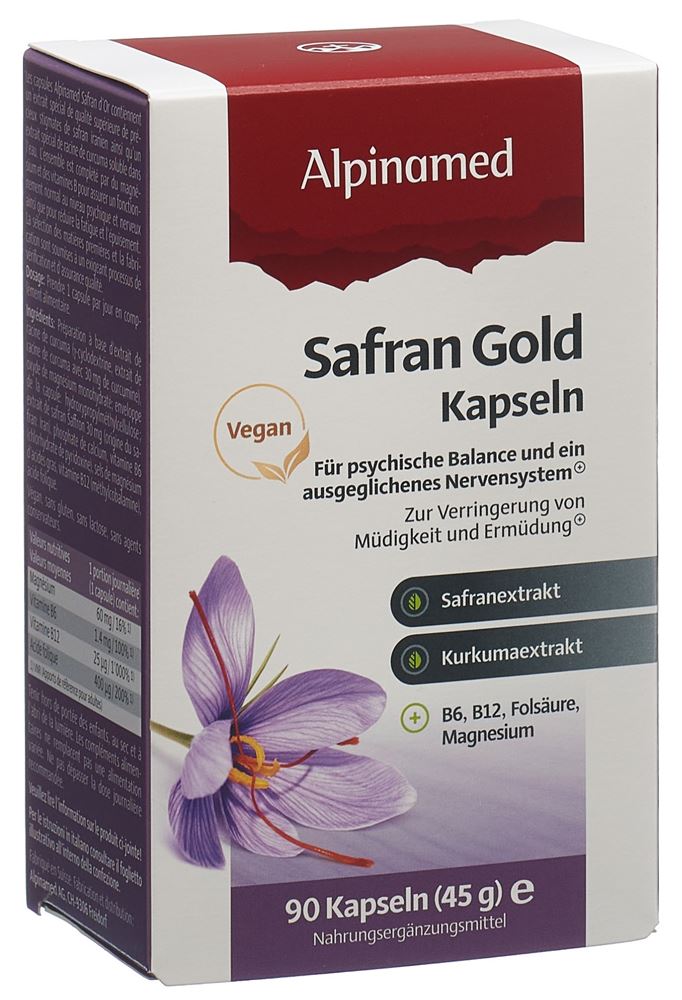 ALPINAMED Safran Gold Kaps Blist 90 Stk