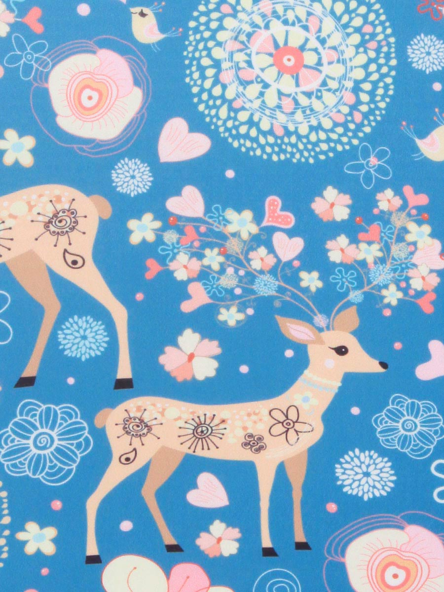 Housse de valise Periea Blue Animals L