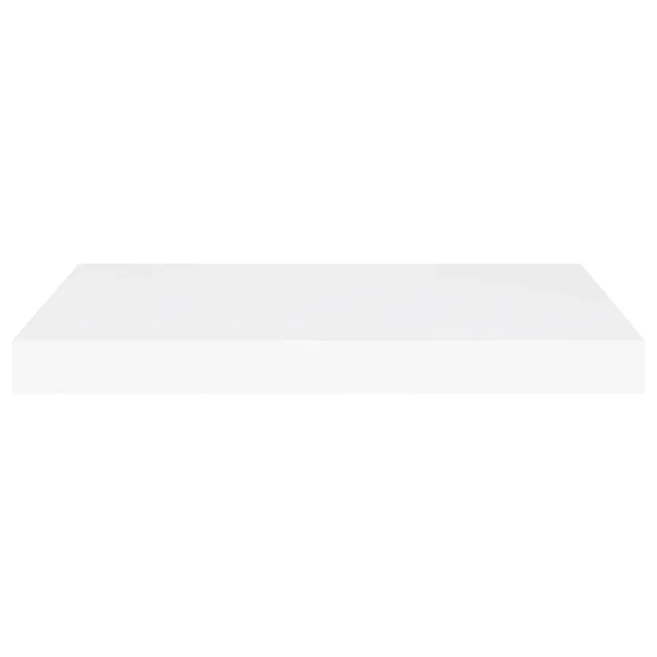 vidaXL - Wandschap - Wit - MDF - 60 x 23.5 x 3.8 cm - 2 stuks