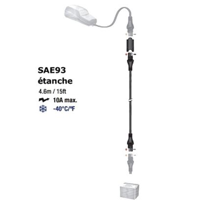 Chargeur Tecmate DE CHARGE O-23 SAE ETANCHE Universel