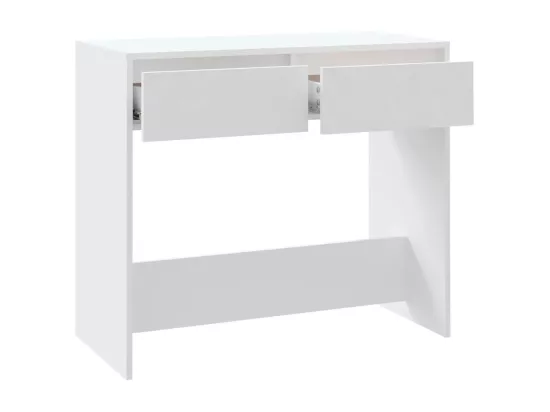Table console Blanc 89x41x76,5 cm Acier