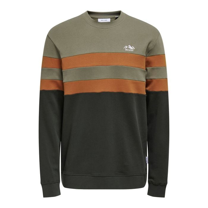 Only & Sons Thor Regular Logo CB Crew Sweater Heren
