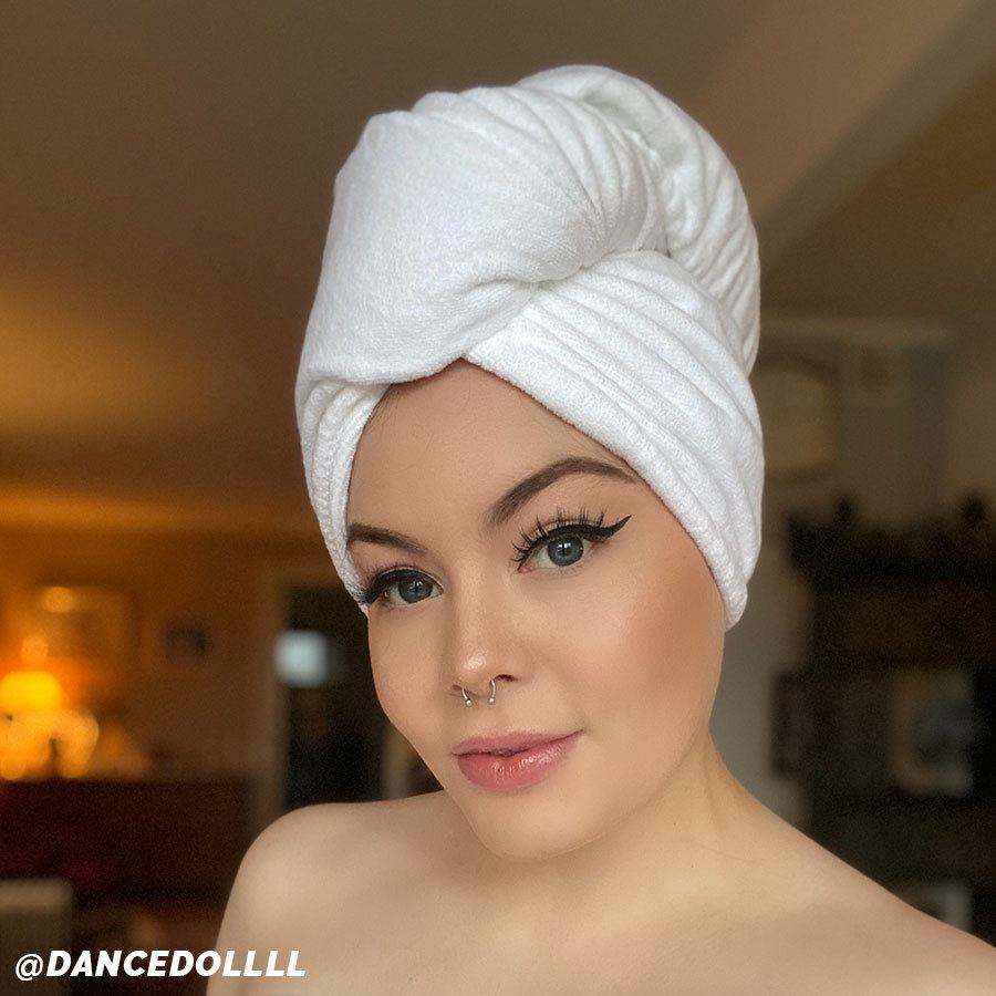 Shelas Turban Towel White