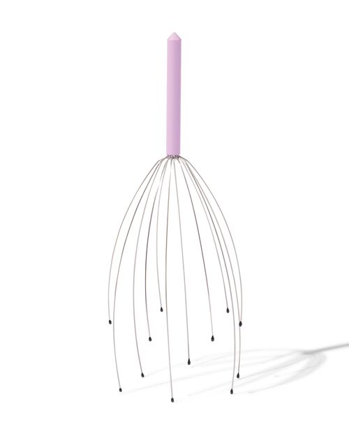 masseur de tête araignée rose
