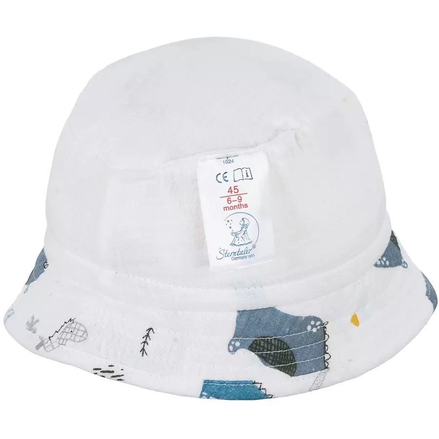 Sterntaler Fischerhut Dinos ecru