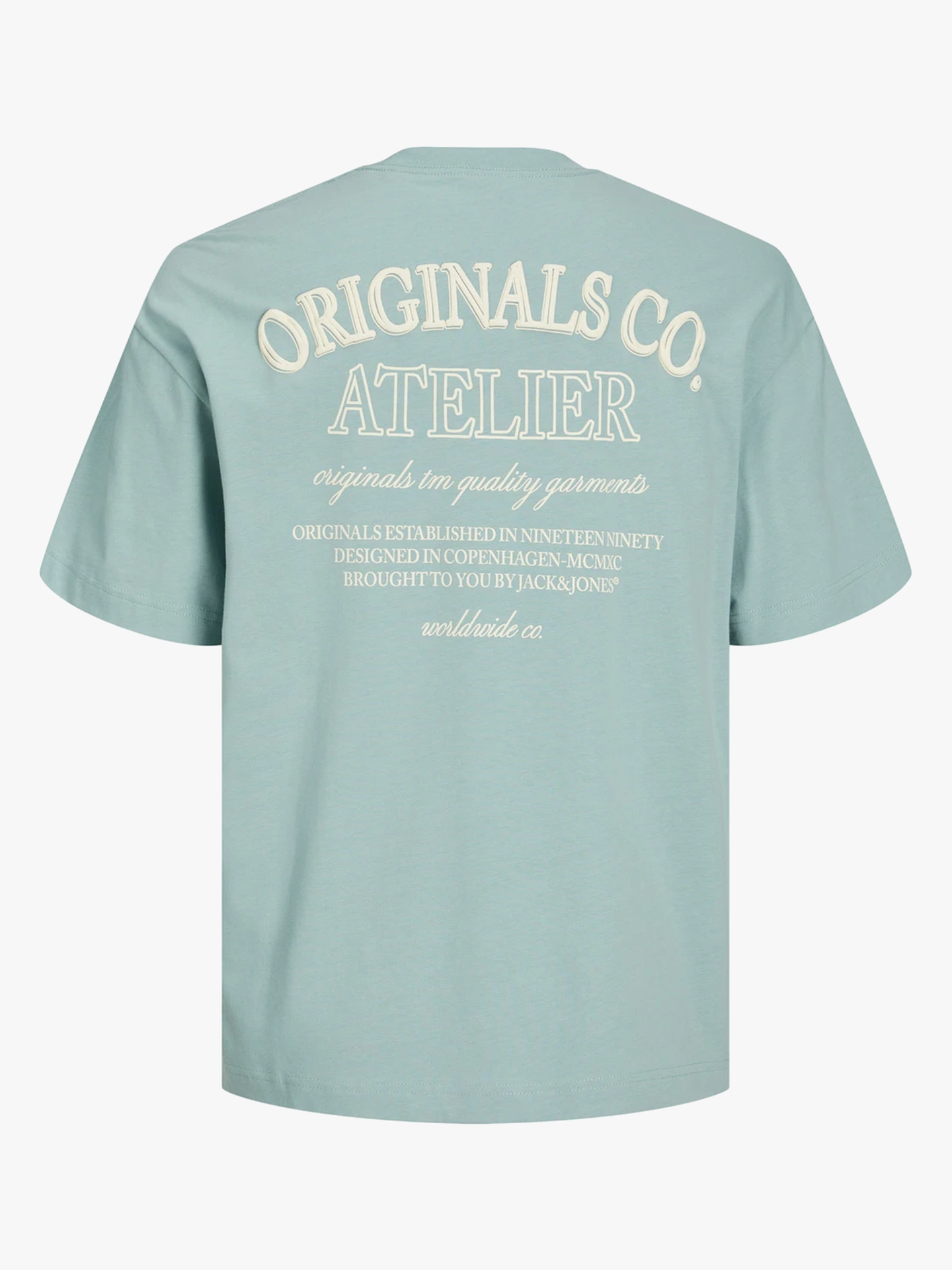 Santorini Back Tee Short Sleeve Crew Neck