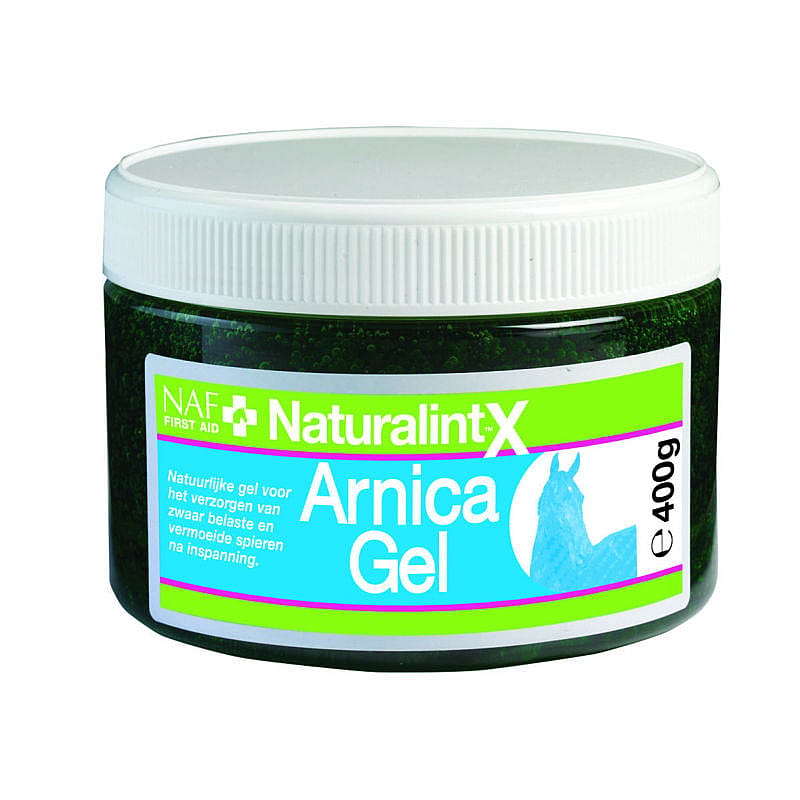 NAF Arnica Gel – Voor verzachting van stijve spieren en gevoelige plekken bij paarden