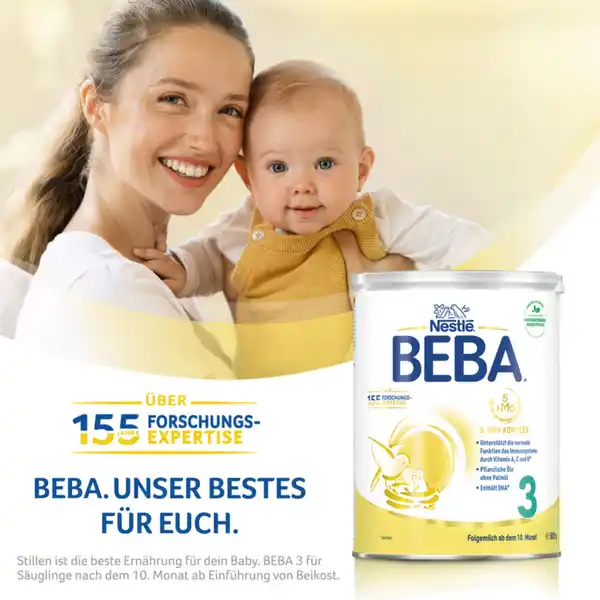 3 Folgemilch ab dem 10. Monat