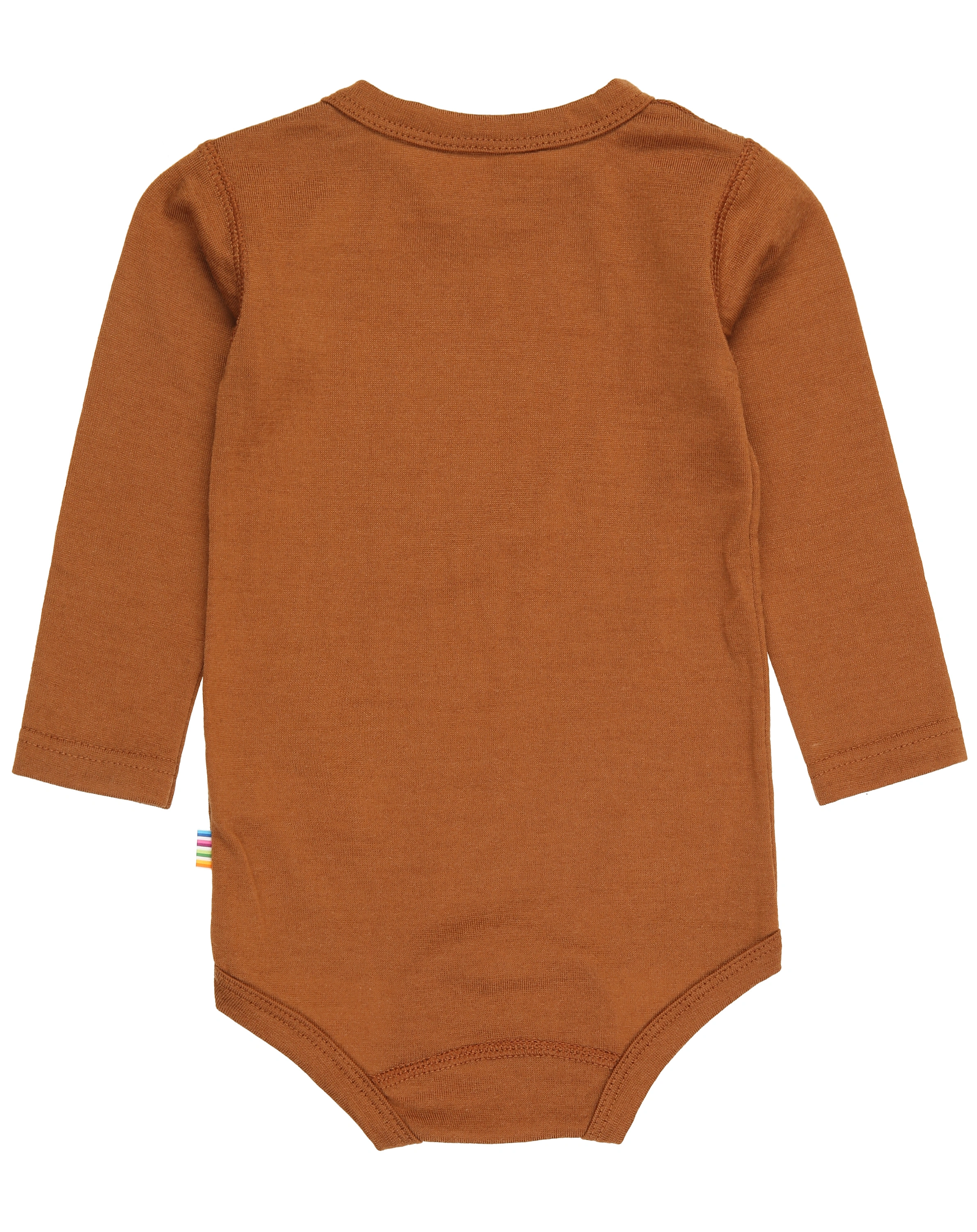 Langarm-Body 619 - SINGLE WOOL in dark copper