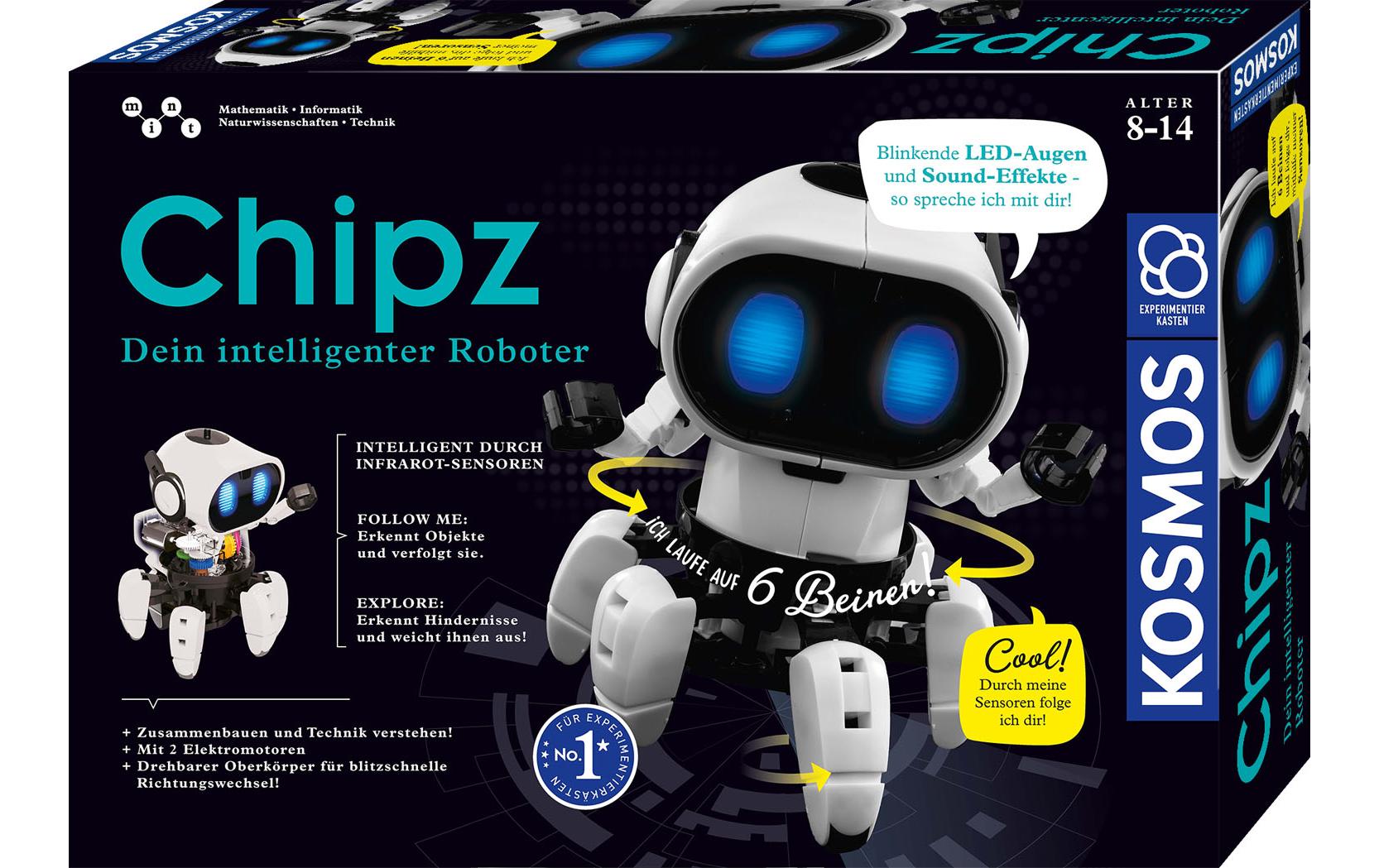 Experimentierkasten Chipz – Dein intelligenter RoboterEin Hightech-Freund mit intelligenten Funktionen