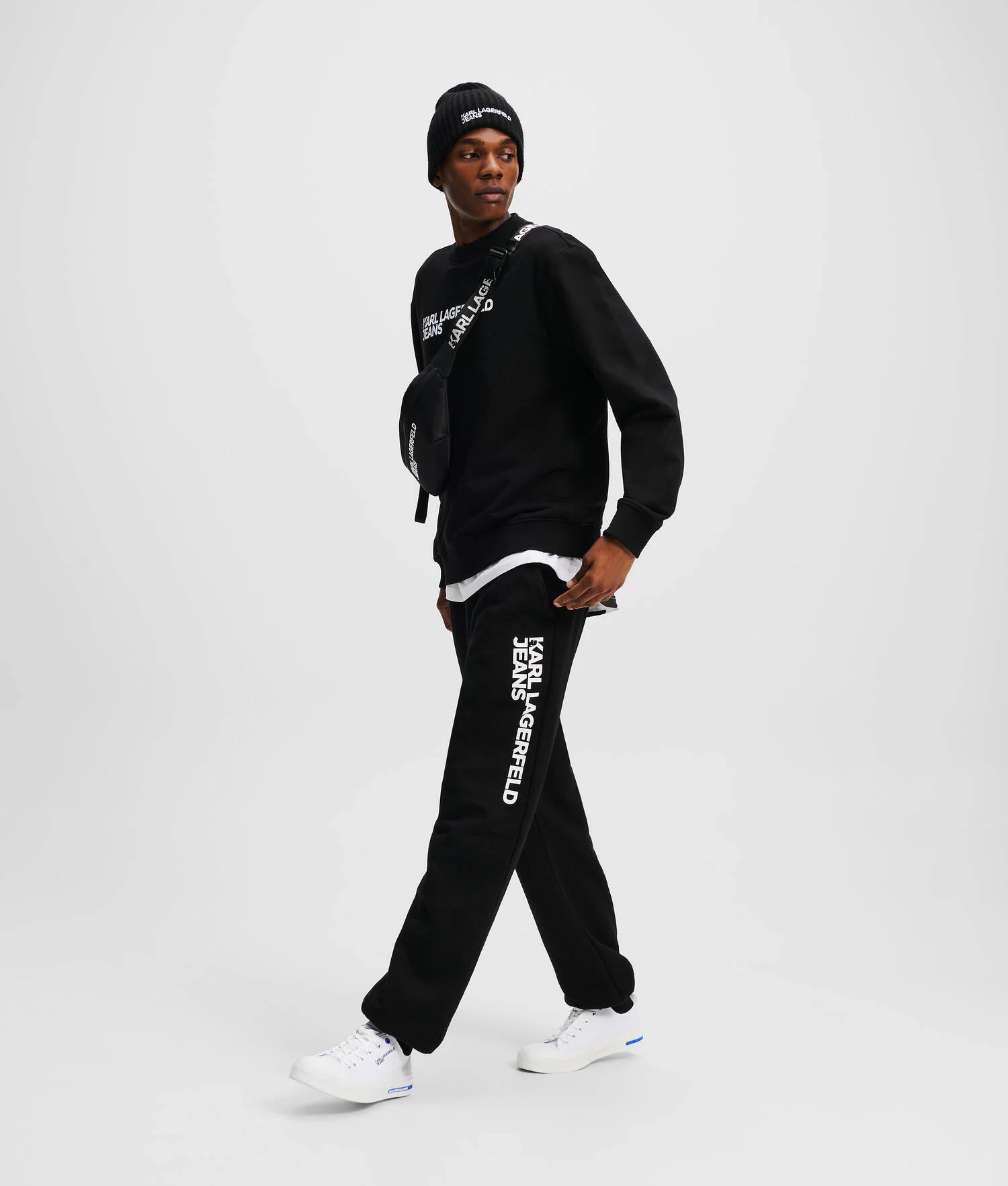 SWEAT-SHIRT À LOGO KLJ - Noir