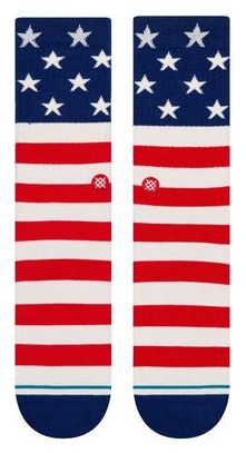 Chaussettes Stance The Fourth Crew Rouge Bleu Blanc