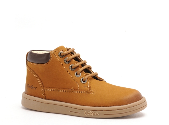 Kickers boots bottine enfant tackland marron