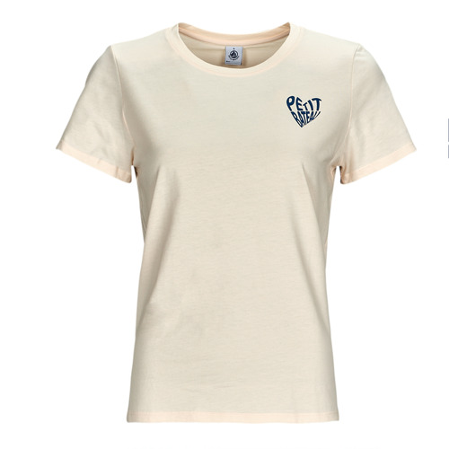 Petit Bateau - MC COL ROND - Beige