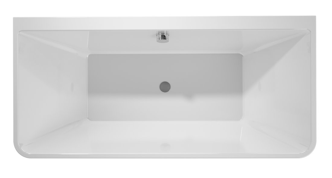 Polysan Liberta vrijstaand bad 170x78x60cm wit glans