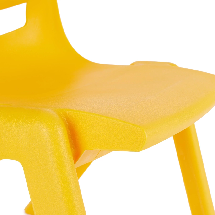 bieco Kinderstuhl gelb aus Kunststoff
