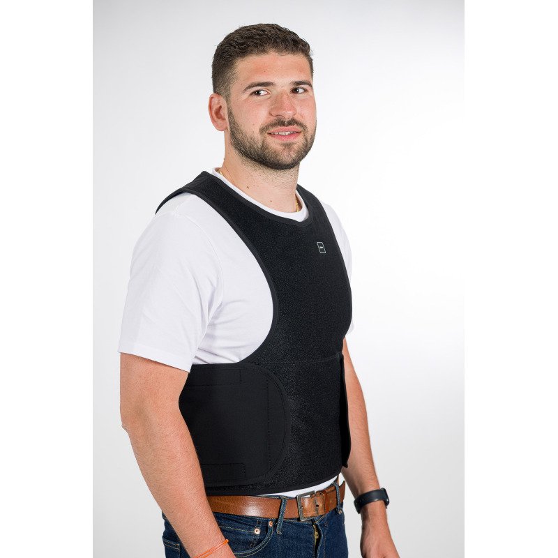 Gilet chauffant hiver ajustable avec batterie - PIP