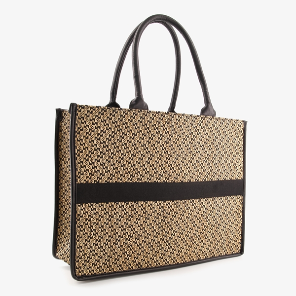 Dames shopper bruin