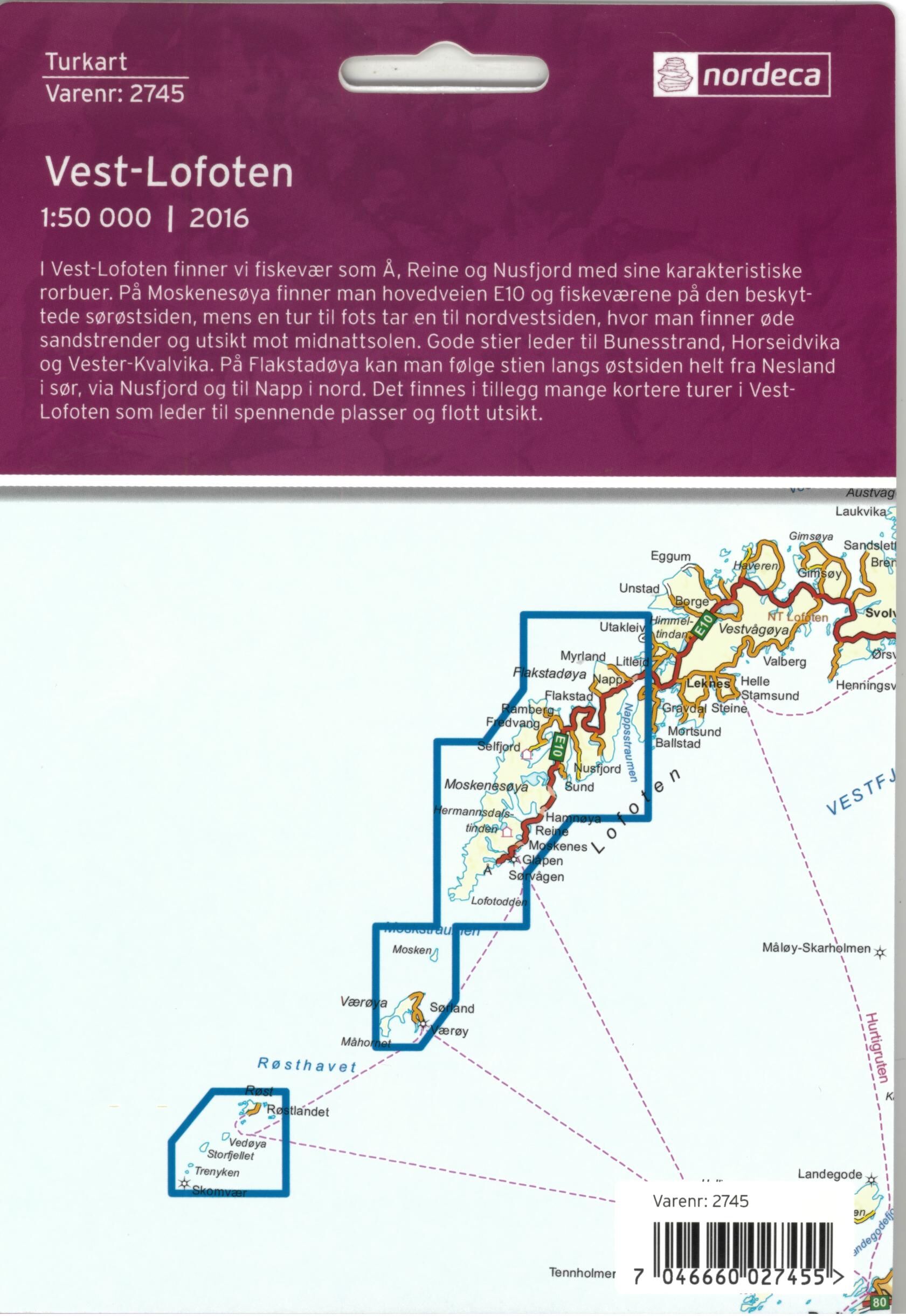 NORDECA - 2745 VEST LOFOTEN 1 50 000 NORVEGE