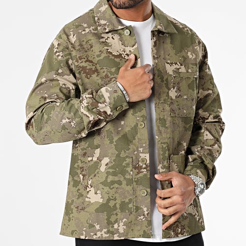 Surchemise Camouflage Vert Kaki