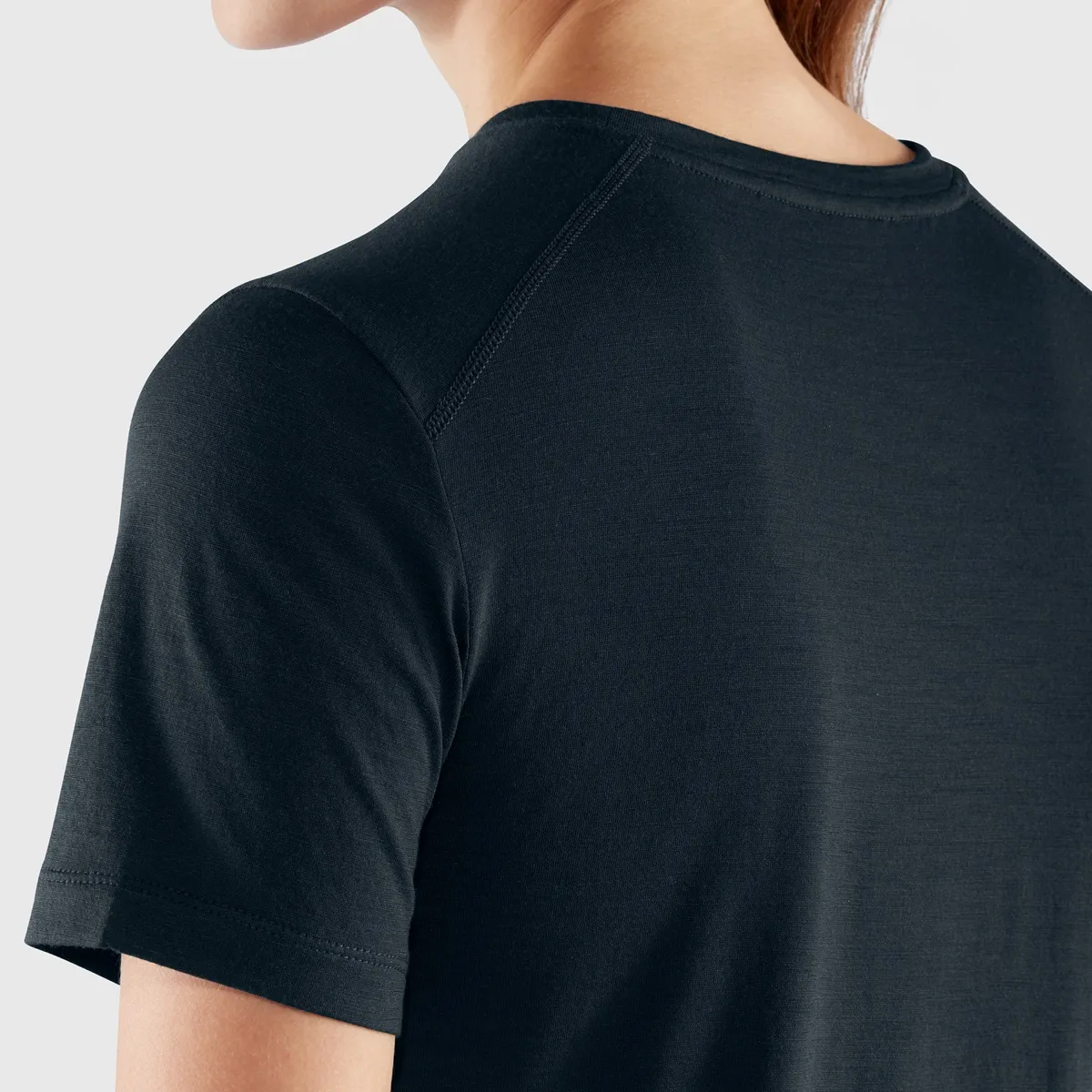 Fjällräven Women's Abisko Wool Short Sleeve Dark Navy