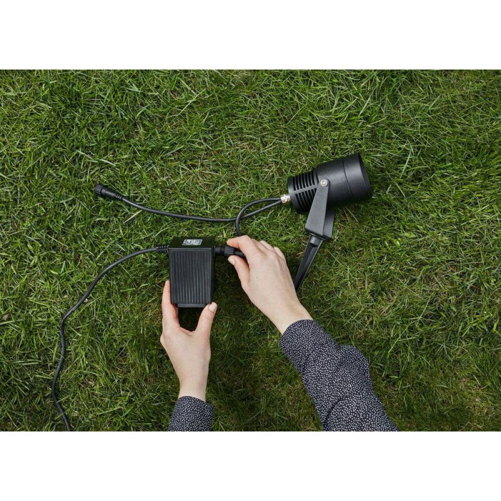 HAGELYS MARKSLÖJD GARDEN 24 3W SVART
