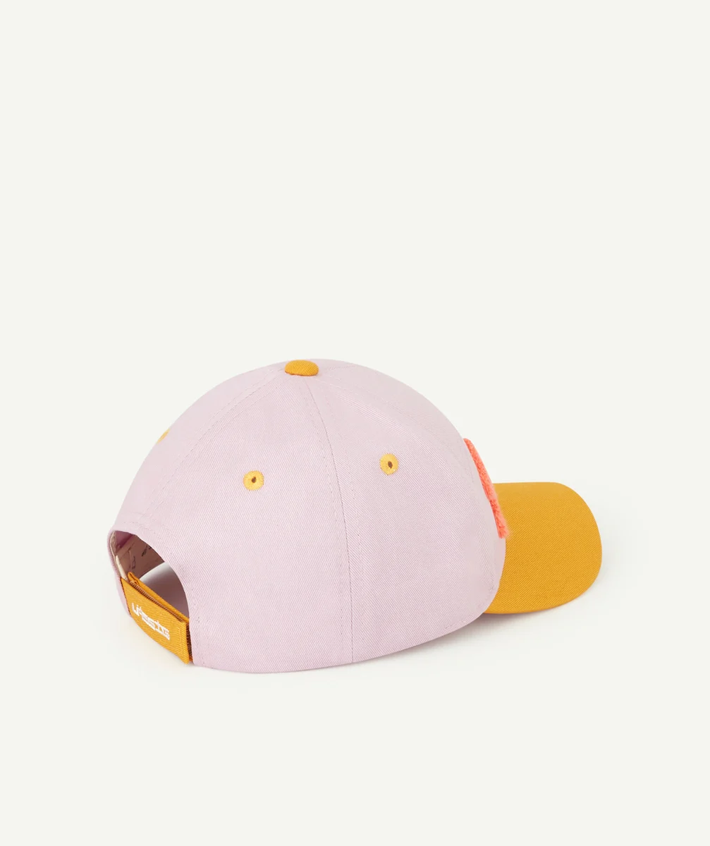 LASSIGCASQUETTE LILAS AVEC MESSAGE FUN EN BOUCLETTE