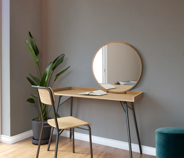 andas Schminktisch besonderes Design, Breite 115 cm, FSC®-zertifiziert