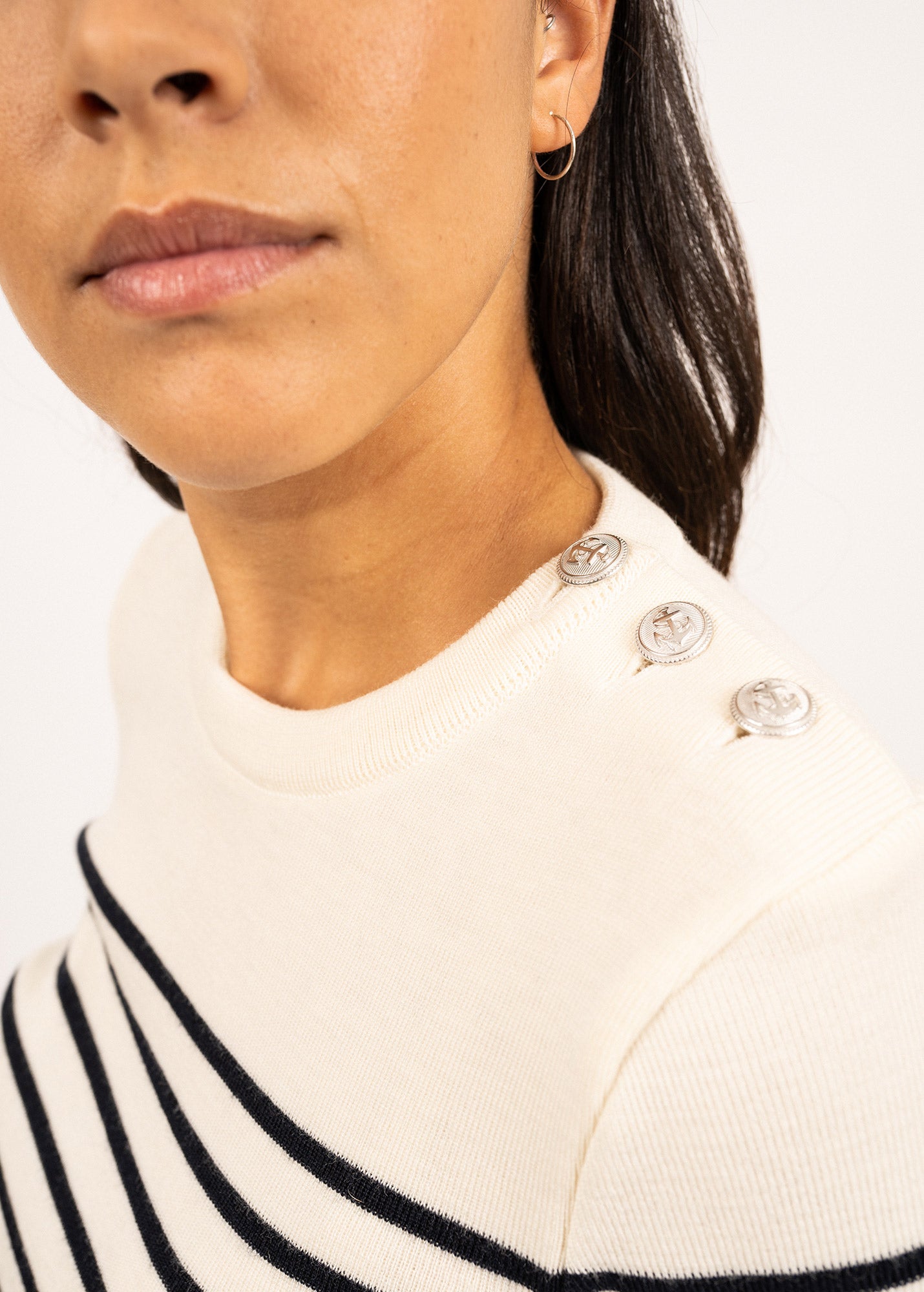 Pull marin rayé Marée