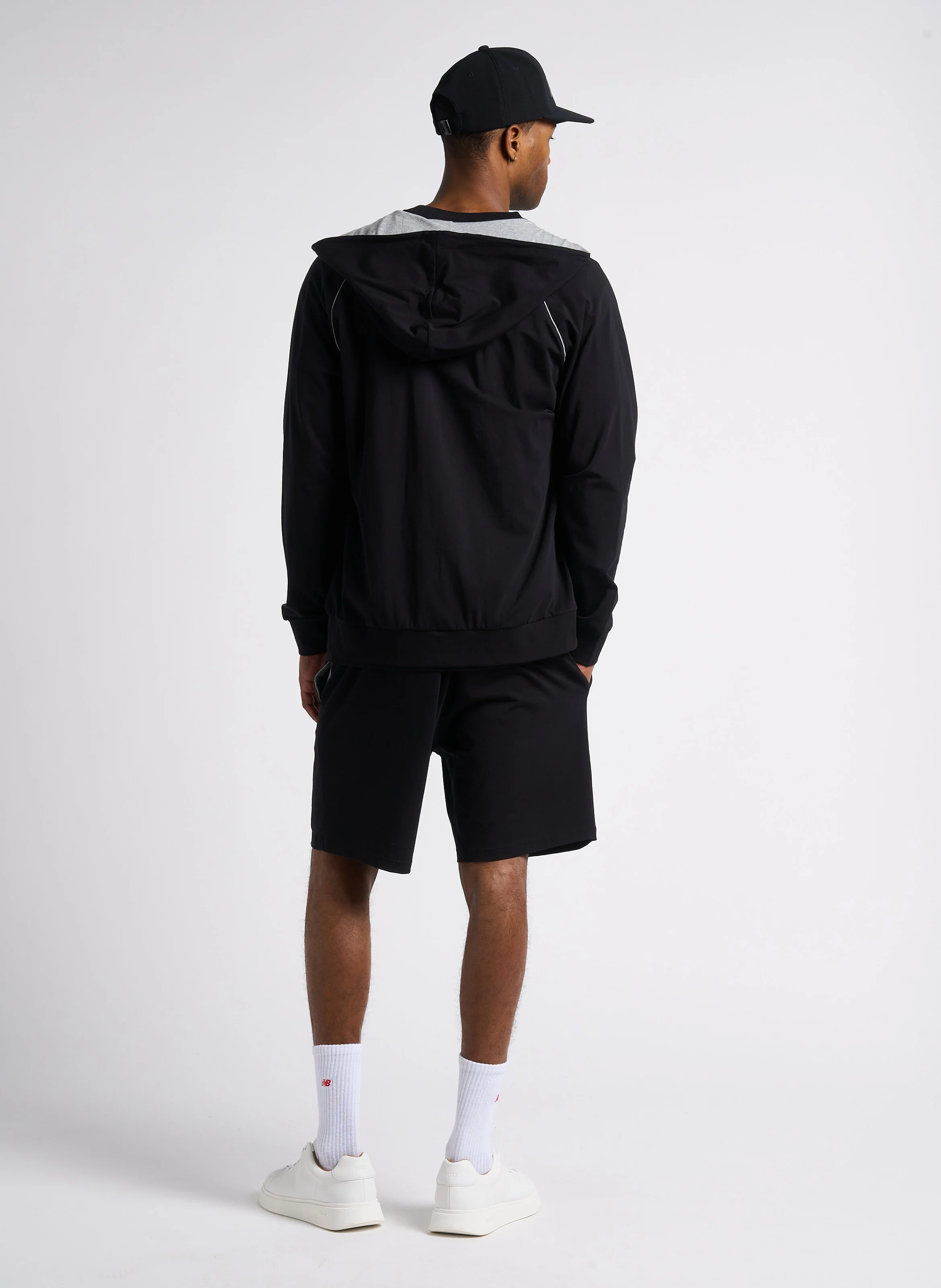 Sweat à capuche zippé | Noir