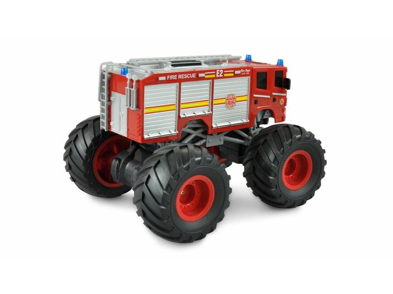 Amewi Monster Truck Feuerwehr Rot, 1:18, RTR Ferngesteuerter Monstertruck