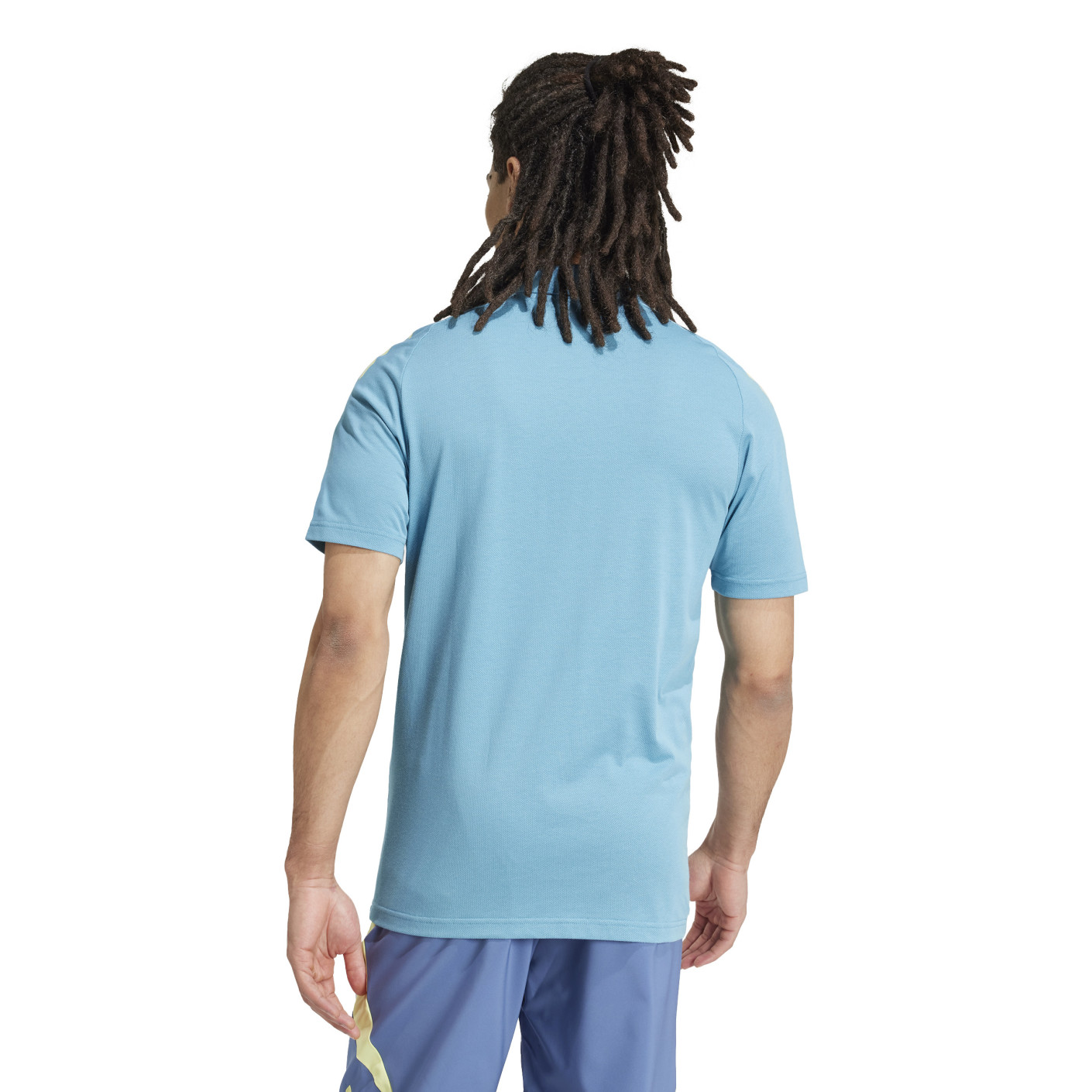 Adidas Ajax Polo 2024-2025 Lichtblauw Blauw Geel