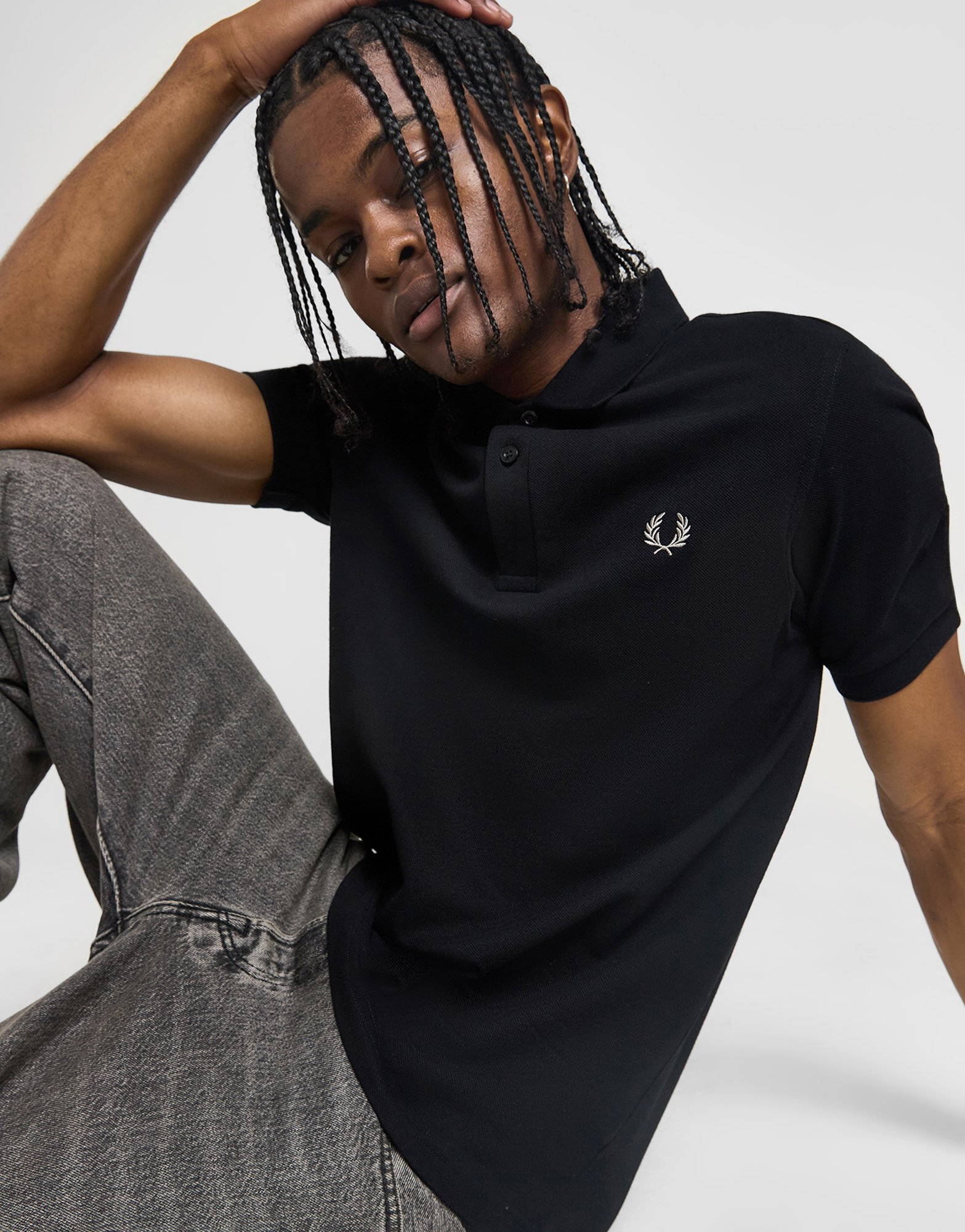 Fred Perry Polo Plain Manches Courtes Homme